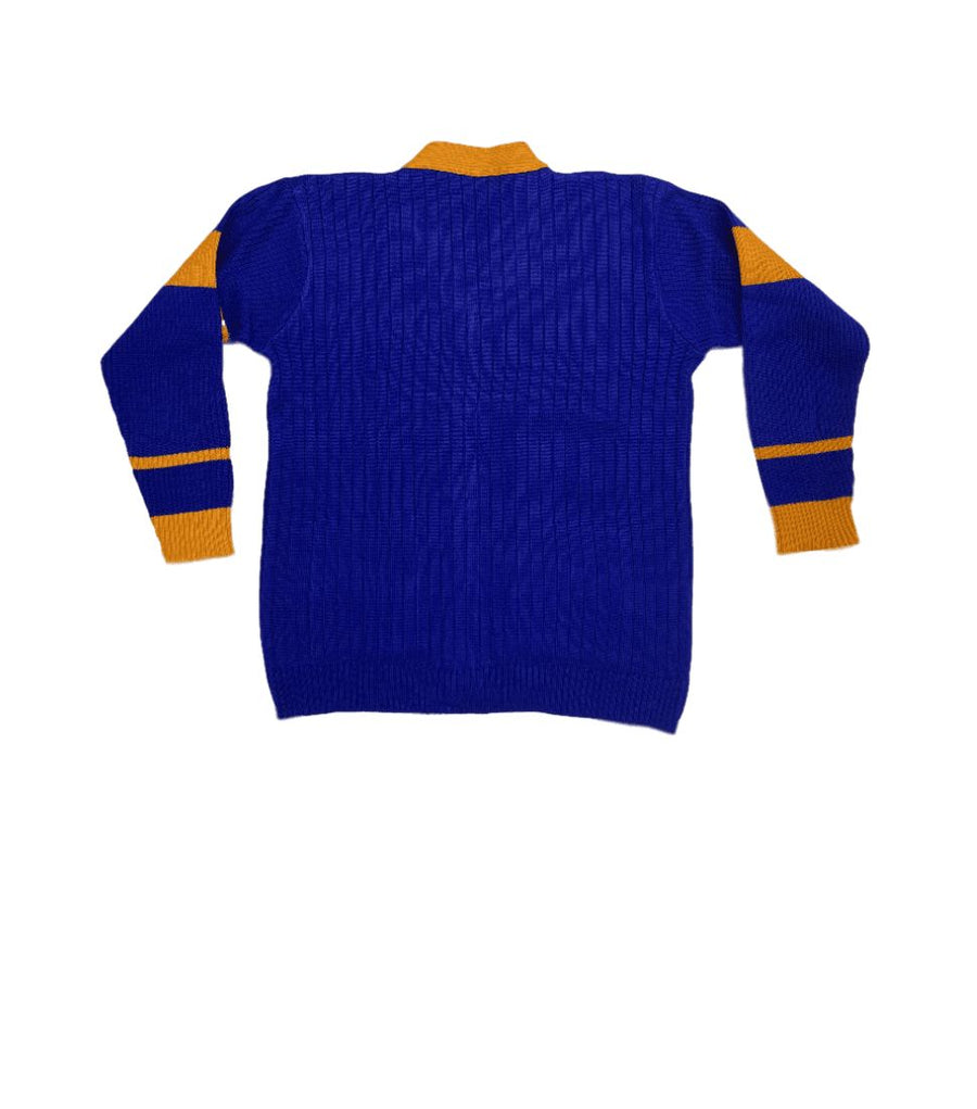 Sigma Gamma Rho Striped Knitted Cardigan Sweater