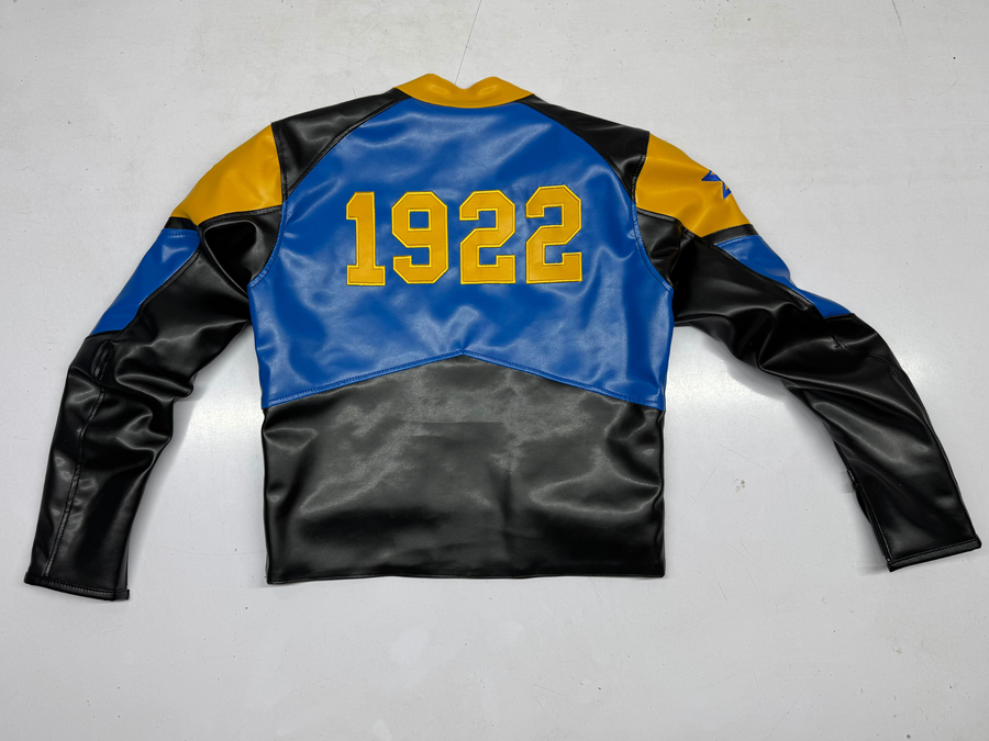Sigma Gamma Rho Pretty Poodle Leather Jacket