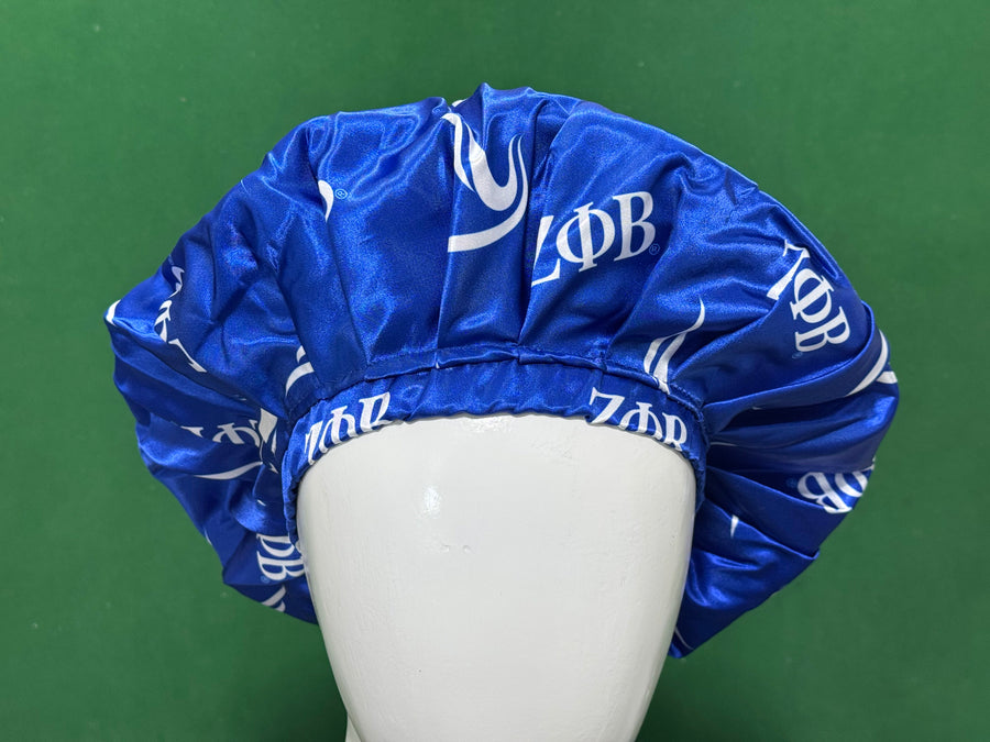 Zeta Phi Beta Satin Bonnet - Hair Protection for Sorority Sisters | Prevent Breakage & Preserve Styles