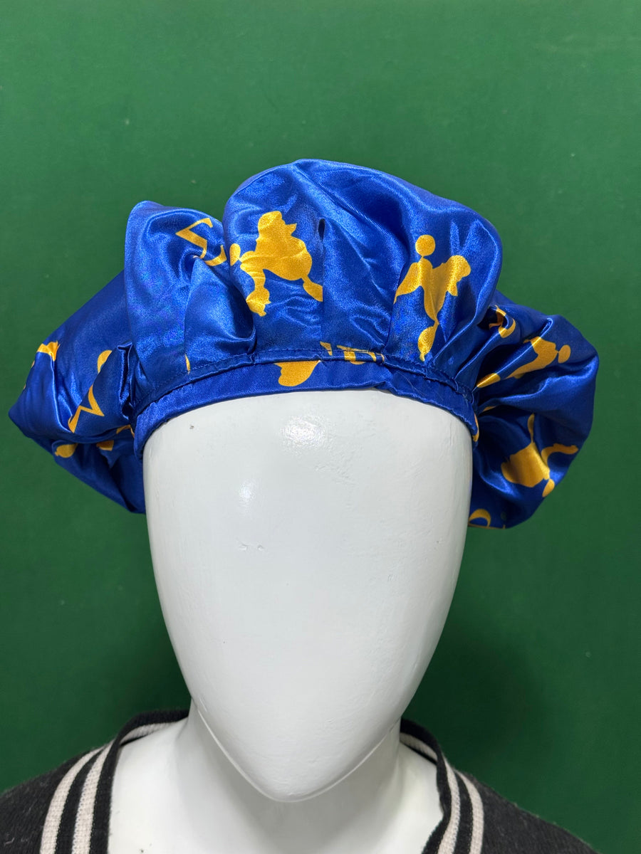 Sigma Gamma Rho Satin Hair Bonnet , Sorority Sleep Cap for Healthy Hair & Style Protection, Gift for her