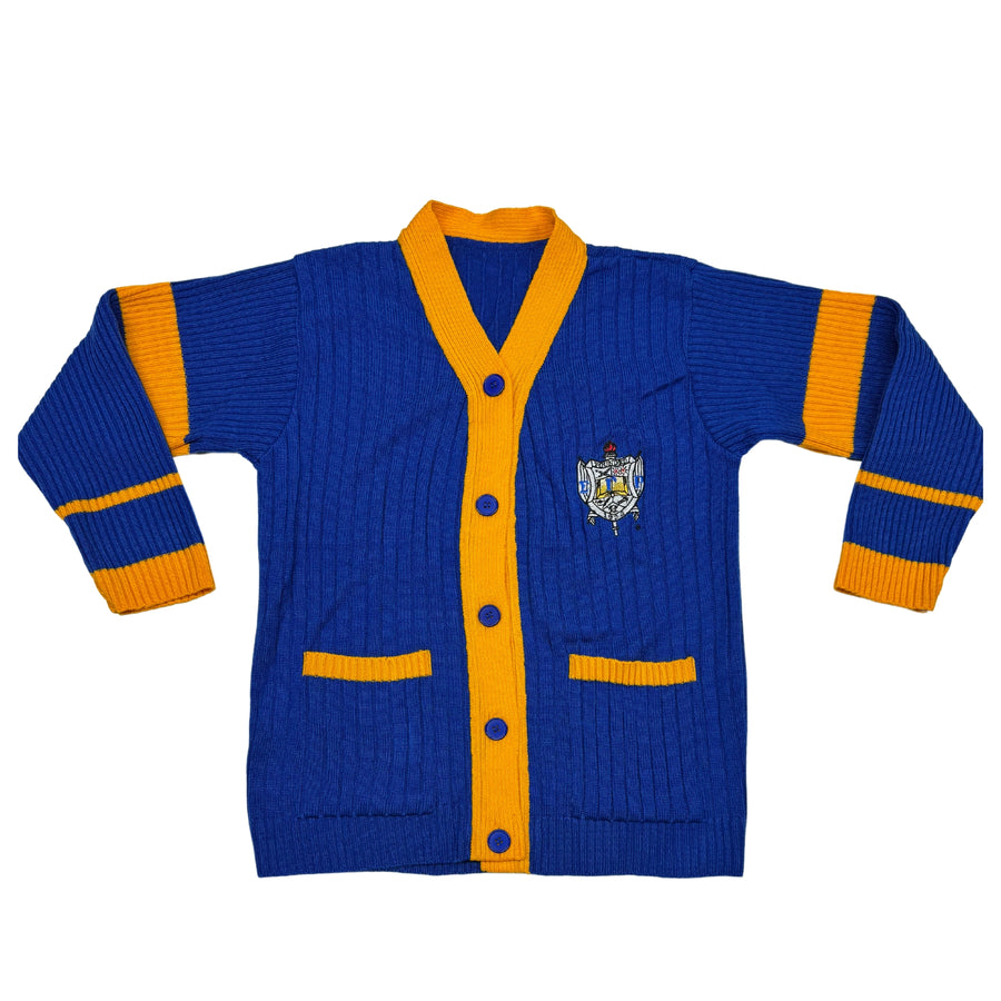 Sigma Gamma Rho Striped Knitted Cardigan Sweater