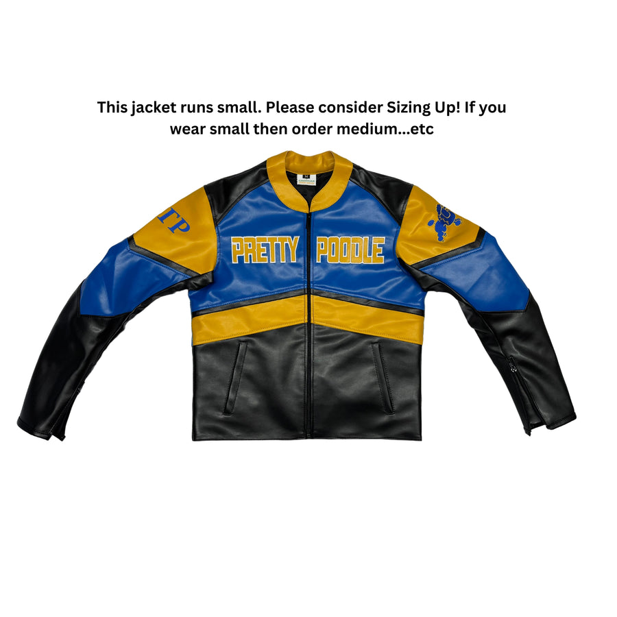 Sigma Gamma Rho Pretty Poodle Leather Jacket