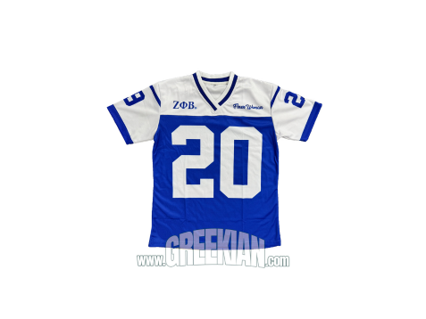Zeta Phi Beta Sorority Upsilon Xi Finer Woman Custom Football Jersey