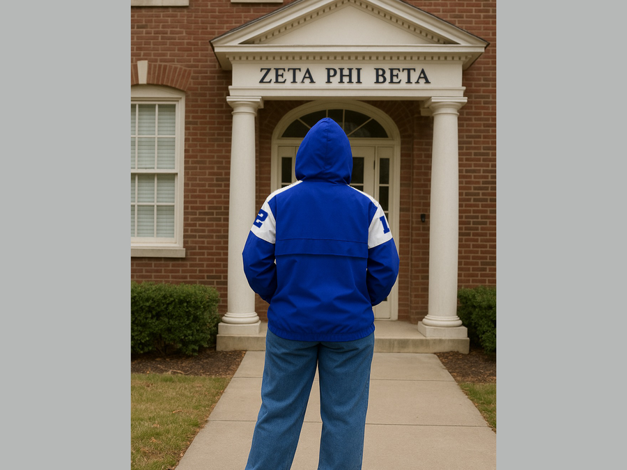 Zeta Phi Beta Panel Windbreaker