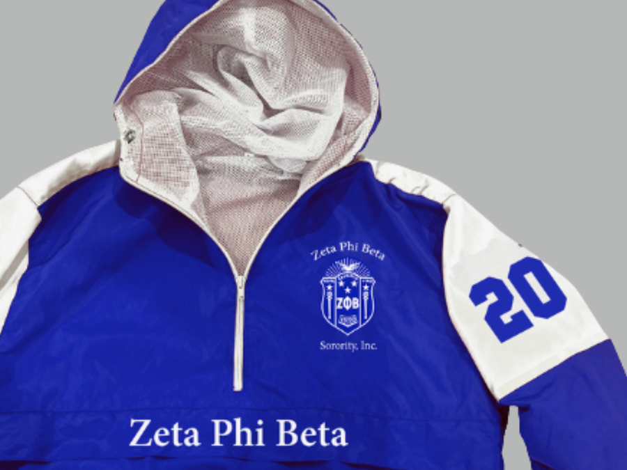 Zeta Phi Beta Panel Windbreaker