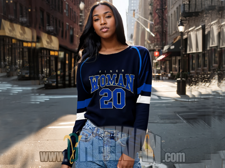 Zeta Phi Beta Sweatshirt | Black Cotton Fleece Crewneck Shirt