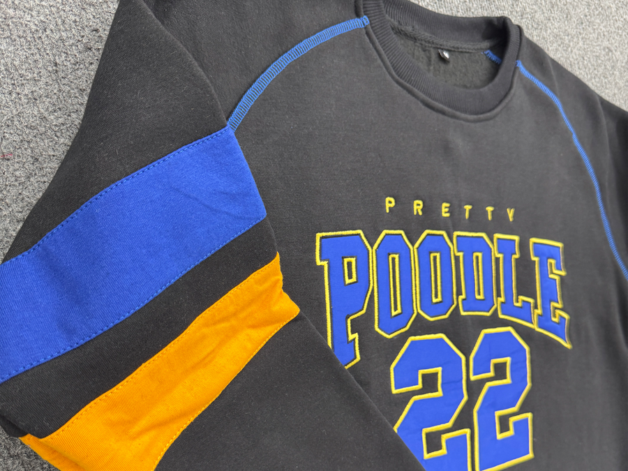 Sigma Gamma Rho Sorority Shirt | Pretty Poodle College Sweatshirte | Black cotton fleece sweatshirt