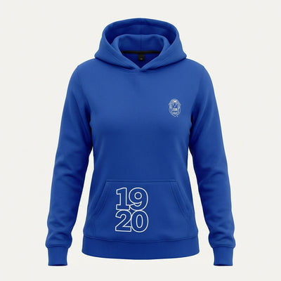 Zeta Phi Beta printed oversized drop shoulder fleece hoodie, Royal blue hoodie with kangaroo pocket and Greek Letters, So sweet gift for her