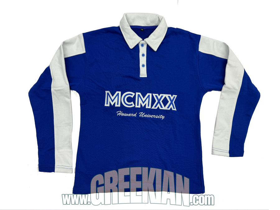 Zeta Phi Beta Racer Pullover Shirt | Fashionable Greek Shirt with MCMXX Embroidered Logo