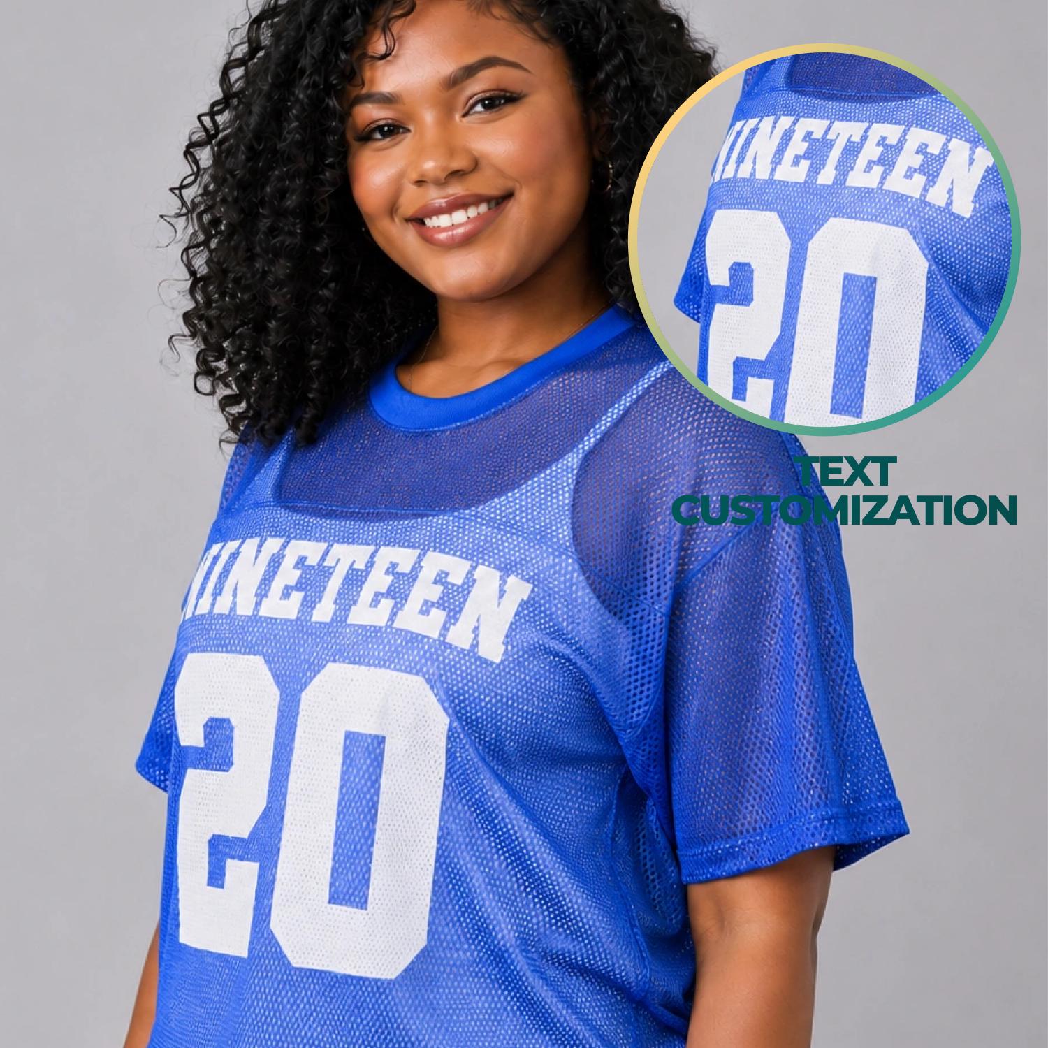 Zeta Phi Beta Mesh Boxy Fit Jersey for Bulk Orders
